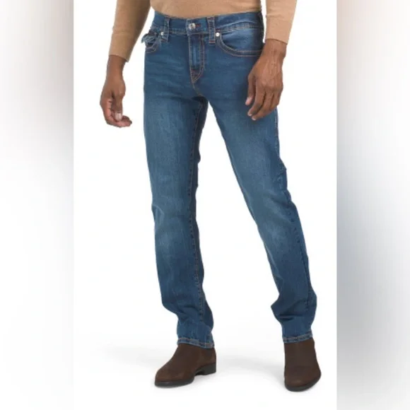 True Religion 34 Geno Relaxed Slim Jeans - Picture 2 of 14